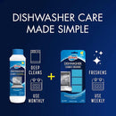 Glisten Dishwasher Cleaner, Removes Limescale, Rust, Buildup, and Grease, Lemon Scent, Made in the USA, 12 Ounce Bottle, 3-Pack by TinyTreasures Baby Boutique