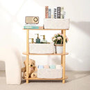 Small Storage Baskets for Organizing | Closet Organizer Bins | Shelf Toy Basket | Woven Rope Baskets | Cube Decorative Box | Shallow Basket | 13x8.5x5.1” | 3 Packs Rainbow by CozyNest Decor