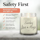 1OAK Vanilla Soy Candles - Big Hug Candle - Grief Gifts - Thinking of You Gifts for Women - Sympathy Gift - Condolence Gift - Sympathy Candle - Cheer Up by CozyNest Decor