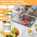 Titanium Cutting Board for Kitchen，Suitable for Handling Meat and Vegetables，Cutting Board Double Sided Food Grade，Pure Titanium and Wheat Straw PP，Dishwasher Safe, Easy to Clean, 15.08 * 10.35 Inches by CozyNest Decor
