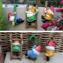 3 PCS Climbing Gnomes Tree Faces Decor Outdoor for Yard, Gnomes Statue, Outdoor Fairy Garden Resin Crafts, Flower Pot Landscape Dwarf, Micro Landscape Pendant Ornaments (3 PCS) by CozyNest Decor