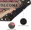 CHICHIC Entrance Door Mat Large 24 x 36 Inch Entry Way Doormat Front Door Rugs Outdoors Heavy Duty Welcome Mat Non Slip Rubber Back Low Profile for Garage, Patio, High Traffic Area, Small Flower by CozyNest Decor