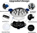 Chicken Shredder Meat Shredder Tool Twist Chicken Breast Shredder Large-Shredding Tools Chicken Breast, Pulled Pork, Beef with Stainless Steel Spikes (Blue&Black) by GreenHaven Gardens