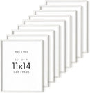 HAUS AND HUES Standalone White Oak Frames Set of 9-11x14 by CozyNest Decor