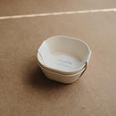 mushie Square Dinnerware Bowls for Kids | Made in Denmark, Set of 2 (Ivory) by TinyTreasures Baby Boutique