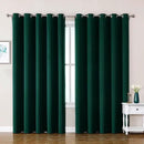 ChrisDowa Blackout Curtains 70 inches Wide for Bedroom - 2 Panels Set Extra Wide Grommet Thermal Insulated Room Darkening Curtains for Living Room (Forest Green, 70 x 84 Inch) by CozyNest Decor