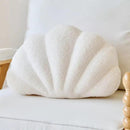 Seashell Throw Pillows, Shell Shaped Throw Pillows, 18 Inch Soft Home Decorative Pillow Plush Cushion for Bed Couch Living Sofa Room Decor Accent Throw Pillow (Ivory 18Inch) by CozyNest Decor