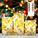 Flameless Candles Lemon Decor Battery Operated Lights with Remote Real Wax Flicker Electric Pillar Fake Candle for Home Bridal Shower Coffee Table Party Decorations Birthday Gifts for Women by GreenHaven Gardens