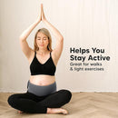 KeaBabies Maternity Belly Bands for Pregnant Women - Soft & Breathable Pregnancy Belly Support Band, Adjustable Maternity Belt for Back, Pelvic Support, Comfortable, Easy to Use (Mystic Gray, M/L) by TinyTreasures Baby Boutique