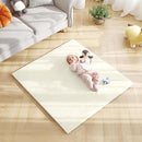 Baby Play Mat 48"x48" – Thick, Non-Slip Foam Mat for Babies and Toddlers. Foldable, Scrubbable, Odorless, and Soft, Ideal for Playpens, Crawling, and Indoor Playtime-Beige by TinyTreasures Baby Boutique
