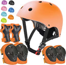 Kids Bike Helmet Set Adjustable Helmet for Ages 3-15 Kids Toddler Boys Girls Youth, Multi-Sport Bicycle Skateboarding Football Rollerskating Scooter Rollerblade Balance Bike Helmets by TinyTreasures Baby Boutique