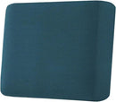 H.VERSAILTEX Super Stretch Individual Seat Cushion Covers Sofa Covers Couch Cushion Covers Slipcover Sets Thick Jacquard Textured Twill Fabric (1 Piece Chair Cushion Cover, Deep Teal) by CozyNest Decor