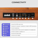 88 Key Digital Piano Keyboard for Beginners,Full Size Electric Piano Semi-Weighted Keyboard with Sheet Music Stand,Pedal,Headphone,Power Adapter,USB-MIDI Compatibility,Wood Grain Brown by TinyTreasures Baby Boutique