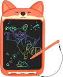 LCD Writing Tablet 10 Inch, Doodle Board Toy, Cute Fox Drawing Pad for Kids Ages 2-6 - Educational Gift for Christmas & Birthday (Fox) by TinyTreasures Baby Boutique