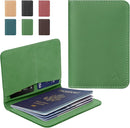 ALLIVE Passport Holder for Travel Women Men,Genuine Leather Passport Cover Wallet,Travel Must Haves Airport Essentials Travel Gifts Green by TinyTreasures Baby Boutique