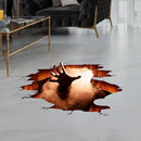 Halloween Wall Decals 3D Floor Wall Ceiling Stickers, Ghost Hand Scratching Wall Posters Removable Halloween Art Murals Window Clings Vinyl Wallpaper for Bedroom Bar Pub Living Room by CozyNest Decor