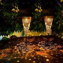 DIBIEECN 6 Pack Hummingbird Solar Pathway Lights Outdoor,Metal Garden Decorations Outdoor Lights with Patterns and Warm Light,Waterproof Landscape Lighting for Path Patio Backyard Walkway Yard by GreenHaven Gardens