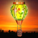 Hummingbird Solar Hot Air Balloon Lantern,Outdoor Decor with Flame Lights Waterproof, Hanging Lights for Garden Yard Lawn Patio, Unique Gifts for Women Mom Grandma Gardener for Mother'Day by GreenHaven Gardens