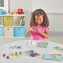 hand2mind MathLink Cubes Numberblocks 1-10 Activity Set, 30 Preschool Learning Activities, Counting Blocks, Linking Cubes, Educational Toys for Kids, Number Games, Math Manipulatives Kindergarten by TinyTreasures Baby Boutique