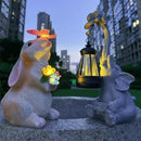 Solar Garden Statues Outdoor Decor- Yard Decorations for Patio, Balcony, Backyard, Lawn Ornaments - Elephants Figurines with LED Light- Unique Birthday House Warming Gifts for Women, Mom, Grandma by CozyNest Decor