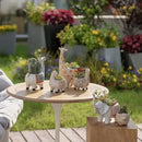 LA JOLIE MUSE Ceramic Giraffe Succulent Planter Animal Plant Pots - 11.4 + 4.9 Inch Tall Cute Rough Pottery Indoor Flower Pots, Home Decor by GreenHaven Gardens