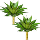 Artificial Agave Plants,Large UV Resistant Fake Agave Planters for Indoor and Outdoor Decorating Artificial Plants for Outdoors Plants(2Pack, 22") by GreenHaven Gardens