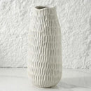 12.6 Inch Grey Modern Handmade Ceramic Vase, Rustic Farmhouse Decorative Flower Vases for Home Decor,Pampas Grass Bouquet, Living Room,Kitchen,Office,Bedroom,Centerpiece Table by GreenHaven Gardens