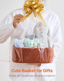 KALLAX Small Woven Basket, 12 x 8 x 4.5 Inches, Storage Basket for Organizing, Cute Small Rope Shelf Closet Cube Storage Bins Baskets for Shelves, Dog Toy Gift Baskets Empty, 3 Pack Rust Red by TinyTreasures Baby Boutique