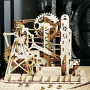 ROKR 3D Wooden Puzzles for Adults-Marble Run Model Building Kit-Wood Model Kit (LG503★Lift Coaster) by TinyTreasures Baby Boutique