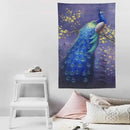 yowecso Peacock Tapestry - Purple Peacock Wall Hanging for Bedroom, Living Room & Dorm - Aesthetic Wall Decor - 60"x90" by CozyNest Decor