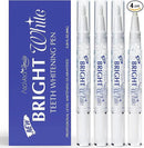 Teeth Whitening Pen (4 Pens) for Teeth Whitening, 40+ Uses, Effective, Painless, No Sensitivity, Travel-Friendly, Beautiful White Smile, Mint Flavor by CozyNest Decor