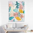 ICMOLYYENLO Tropical Green Leaves Tapestry, Exotic Leaves Beautiful Bedroom Wall Hanging, Floral Poster Blanket for Bedroom Living Room Dormitory Apartment 40x60 Inch by CozyNest Decor