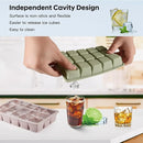 Silicone Ice Cube Tray 2 Pack, HANCELANT Ice Cube Mold, Ice Trays for Freezer with Lid for Whiskey, Baby Food, BPA Free, Easy Release by TinyTreasures Baby Boutique