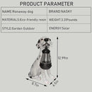 NASKY The Resin Handicraft Solar - Powered Hanging Lamp in The Shape of A Simulated Puppy of The Courtyard is Suitable for Places Such As Courtyards, Gardens and Balconies (Spotted Dog) by GreenHaven Gardens