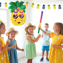 WERNNSAI Pineapple Piñata - Luau Party Piñata Game with Blindfold and Bat for Girls Boys Kids for Hawaiian Tropical Luau Party Supplies Summer Fruit Themed Birthday Party Decorations by TinyTreasures Baby Boutique