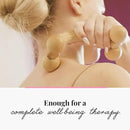 tuuli Accessories – Back Massager with Smooth Ball Rollers, Multi-Functional Back Roller, Neck Massager, Eases Muscle Tension and Supports Skin Health, Muscle Roller 7 x 3 inches by CozyNest Decor