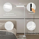 LED Floor Lamp 78ines Tall Floor Lamp 80W White Mordern Office Standing Lights Eye-Care Reading Lamps for Living Room Study Bedroom 4000K Daylight by CozyNest Decor