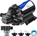 12 volt RV Water Pump Water Pressure Booster Pump for Garden Hose Self Priming Water Pump 50psi 4gpm On Demand Water Pump for Kitchen Bathroom, Garden, Marine, Boats and Irrgration by GreenHaven Gardens