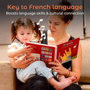 Cali's Books French Nursery Rhymes | New Rechargeable Sound Books | Sound Book for Toddlers 1-3 | Bilingual Books for 1 Year Old | | French Baby Book by TinyTreasures Baby Boutique