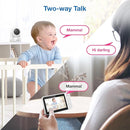 VTech VM924-2 Remote Pan-Tilt-Zoom Baby Monitor with 2 Cameras & Audio,5" LCD Screen,Up to 17Hrs Video Streaming&31Hrs Battery for Audio,Night Vision,1000ft Range,Soothing Sounds,Temperature Sensor by TinyTreasures Baby Boutique