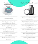 Vanman’s - Tiny Mint and Bone Tooth Powder Toothpaste - Flouride-Free Whitening Tooth Powder with Cattle Bone Derived Hydroxyapatite, Bentonite Clay, Peppermint Oil - Remineralizing - 0.25 oz by CozyNest Decor