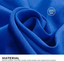 Surmente Blue Tablecloth 60 x 102-inch Rectangular Polyester Table Cloth for Weddings, Banquets, or Restaurants by CozyNest Decor