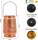 Solar Lanterns Outdoor Garden Decor, Gifts for Women, Mom, Grandma, Birthday, Thanksgiving, Decorative Waterproof Hanging Metal LED Light for Yard, Patio, Lawn, Landscape, Backyard (Gnomes) by GreenHaven Gardens