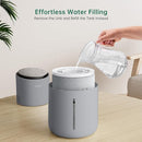 MistFree Smart Humidifier for Bedroom, Evaporative Humidifier No White Dust, Auto Humidity & APP Control, 3L Water Tank Easy to Clean, Sleep Mode, Timing, Humidifiers for Nursery/Baby(Gray) by TinyTreasures Baby Boutique
