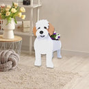 Karelian Bear Dog Planter Plant Pots,Cute Garden Dog Flower Planter,Dog Planters Birthday Gifts for Women,Office,Indoor/Outdoor Decor（9.45 * 8.15 * 13.39in） by GreenHaven Gardens