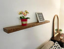 joelsantiques - 54 Inch Wooden Floating Shelves for Wall - 54x6x2 in - Made of Natural Wood - Long Heavy Duty Rustic Wall Shelves for Bedroom - Perfect for Living Room, Kitchen - Medium Brown by CozyNest Decor