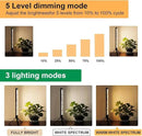 2 Pack Grow Lights for Indoor Plants, Height Adjustable with On/Off Switch and Timer, Vertical Plants Grow Light for Indoor Plant Growth and Flowering by GreenHaven Gardens