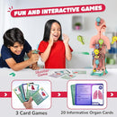 Smartivity Human Body Model for Kids 6-12 Years | Learn Body Organs, Functions with Fun Card Games | Cool Birthday Gift for Boys & Girls | DIY STEM Science Toys for Kids 6,7,8,9,10,11,12 Years I by TinyTreasures Baby Boutique