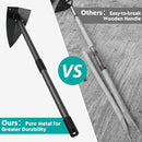 Hoe Garden Tool,Triangle Gardening Hoe with Sharp Blade for Digging,Weeding,Cutting and Loosing Soil,72 Inch Adjustable Length Metal Handle… by GreenHaven Gardens