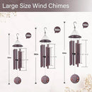 ASTARIN Dragonfly Wind Chimes for Loss of Loved One, Personalized Windchimes in Memory of a Loved One, Bereavement Gifts for Loss of Father Mother, 3 Size Deep Tone Wind Chime by CozyNest Decor